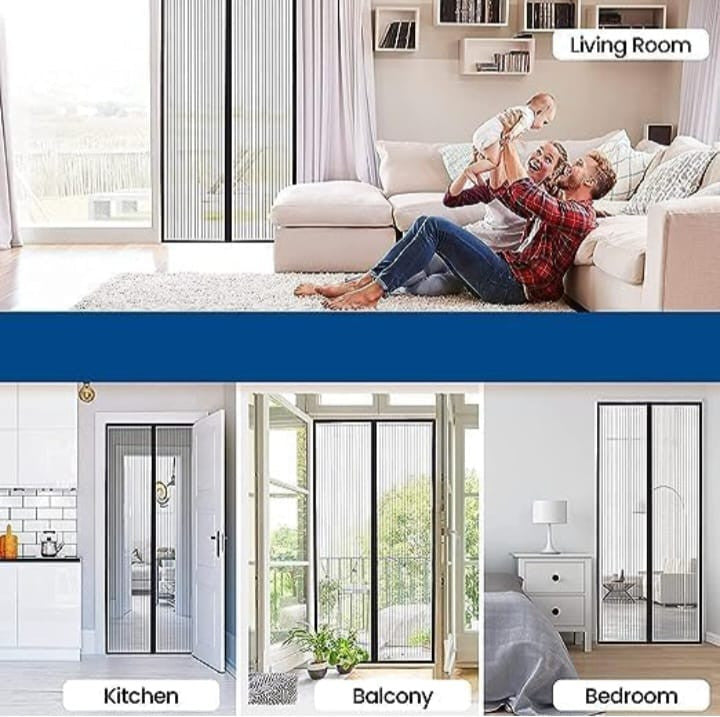 Magnetic Mosquito Screen Door